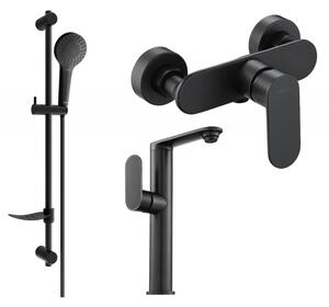 Mexen Milo DF05 set de duș, negru - 713154DF05-70