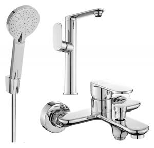 Mexen Milo R40 set cadă, crom - 713153R40-00