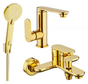 Mexen Milo R40 set cadă, auriu - 713053R40-50