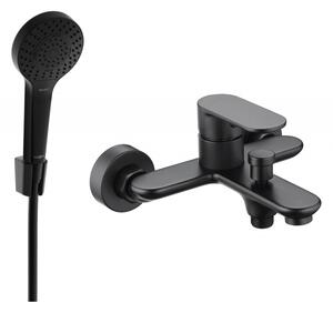 Mexen Milo R05 baterie de cadă cu set de duș, negru - 7133R05-70