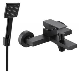 Mexen Uno R45 baterie pentru cadă cu set de duș, negru - 7143R45-70