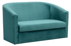 Canapea fixă Fretta catifea Green 2 locuri