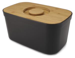 Joseph Joseph Bread Bin cutie de pâine 37x22x18 cm negru-maro 81103