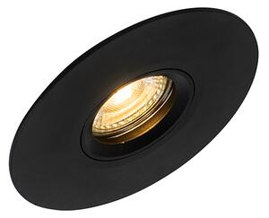 Spot încastrat inteligent negru, inclusiv Wifi GU10 50mm - Buco
