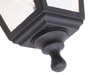 Lampă de perete clasică de exterior negru reglabilă IP44 - Capital