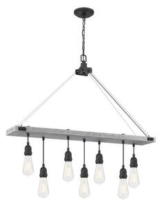 Westinghouse 6116440 - Candelabru suspendat pe lanț ASHWOOD 7xE27/60W/230V