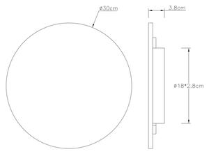 Globo 78390-14 - Aplică de perete LED JILLIAN LED/14W/230V 3000K