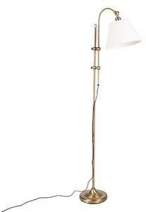 Lampă de podea clasică inteligentă bronz cu alb, inclusiv Wifi A60 - Ashley