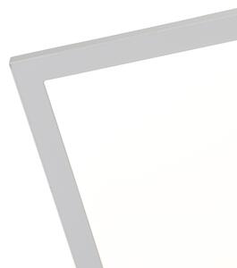 Plafoniera modernă albă cu LED cu telecomandă - Mila