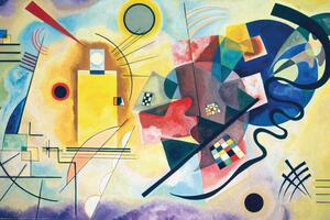 Poster Wassily Kandinsky - Yellow, Red, Blue