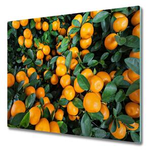 Tocator din sticla mandarine