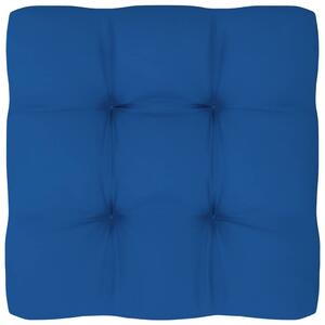 Pernă pentru canapea din paleți, albastru, 80 x 80 x 10 cm