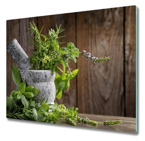 Tocator din sticla mortar Herb