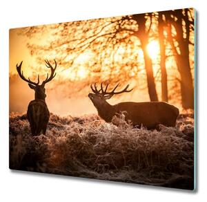 Tocator din sticla Sunrise Deer