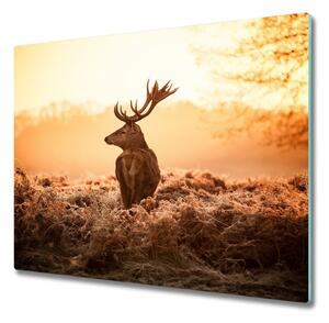 Tocator din sticla Sunrise Deer