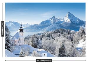 Fototapet Alpi de iarnă