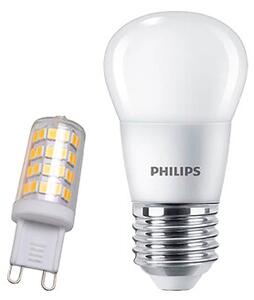 Philips & e3light - Becuri LED Set 1x E27 (470lm) & 1x G9 (330lm)
