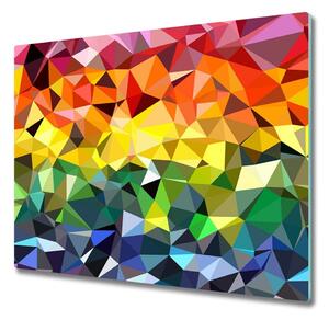 Tocator din sticla figuri geometrice