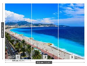 Fototapet Plaja din Nisa, Franța