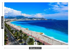 Fototapet Plaja din Nisa, Franța