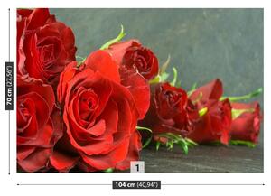 Fototapet Trandafiri rosii