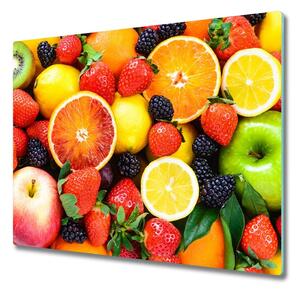 Tocator din sticla fructe colorate