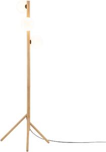 TK Lighting Estera Wood lampă de podea 3x6 W alb 5809