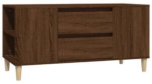 Comodă TV, stejar maro, 102x44,5x50 cm, lemn prelucrat