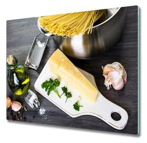 Tocator din sticla Paste cu usturoi