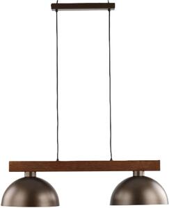 TK Lighting Oslo lampă suspendată 2x15 W maro 4507