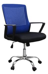 Scaun de birou ergonomic HEXI, mesh, negru albastru