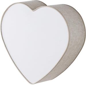 TK Lighting Heart lampă de tavan 2x15 W alb-bej 757