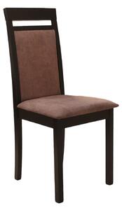 Set 2 scaune dining din lemn de fag Nika 2, Wenge/Solo 25