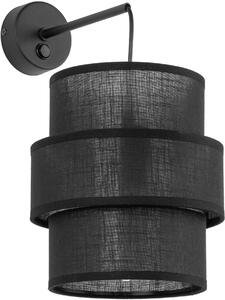 TK Lighting Calisto lampă de perete 1x15 W negru 5955