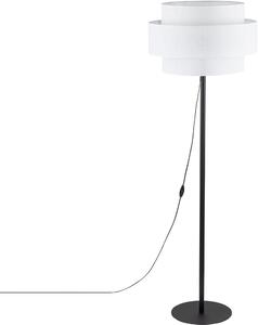 TK Lighting Calisto lampă de podea 1x15 W alb-negru 5894