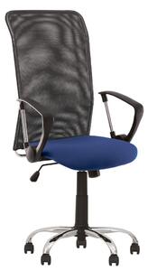 Scaun de birou Inter GTP, mesh/textil, albastru-negru