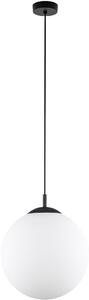 TK Lighting Esme lampă suspendată 1x15 W alb-negru 5671
