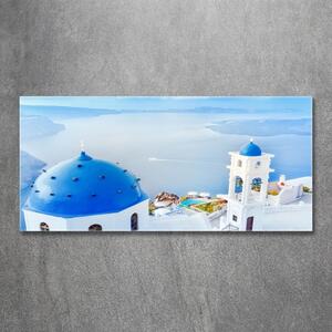 Fotografie imprimată pe sticlă Santorini, Grecia