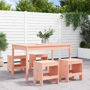 Set cu masă de grădină, 5 piese, lemn masiv douglas