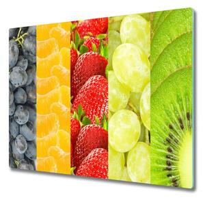 Tocator din sticla fructe colorate