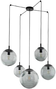 TK Lighting Esme lampă suspendată 5x5 W negru-grafit 5382