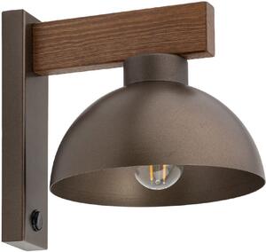 TK Lighting Oslo lampă de perete 1x15 W lemn-maro 6279