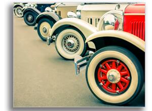 Tablou vintage car wheels, Printly