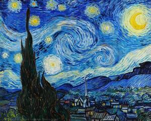 Van Gogh - Starry Night, Noapte instelata - reproducere