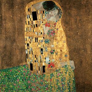 Tablou canvas living - Gustav Klimt Sarutul 70 x 70 cm