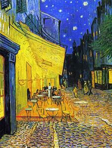 Van Gogh - Tablou Café Terrace at Night - reproducere