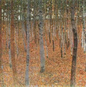 Gustav Klimt - Forest of Beech Trees - Tablou Canvas reproducere