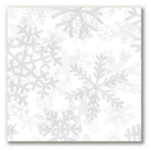 Tablou pe panza canvas Fulgi de zăpadă de zăpadă de iarnă