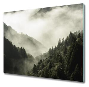 Tocator din sticla Ceață peste pădure