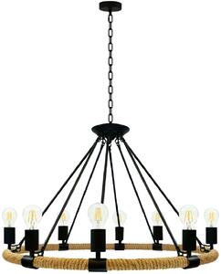 Goldlux Arthur lampă suspendată x20 W negru-bej 307927